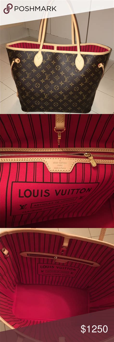 inside of a real louis vuitton neverfull|authentic louis vuitton neverfull.